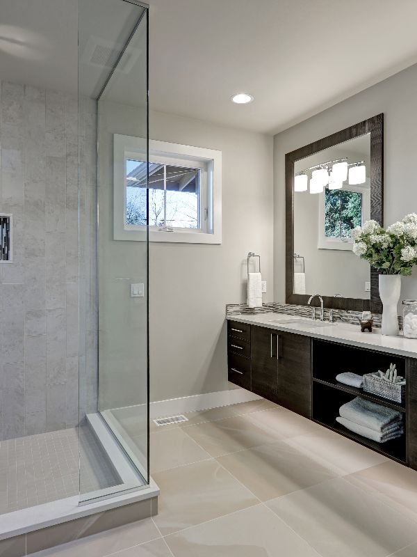 Example of a luxuries bathroom home remodeling